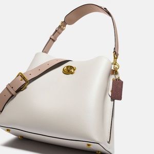 COACH Willow in Colorblock Chalk and Tan